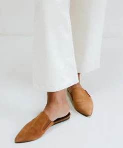 Jenni Kayne Suede Mule Saddle Best