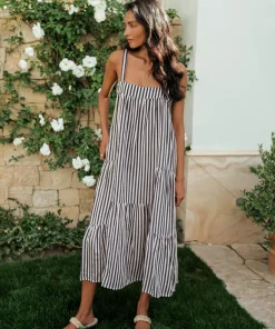 Jenni Kayne Summer Dress Ink Stripe Discount