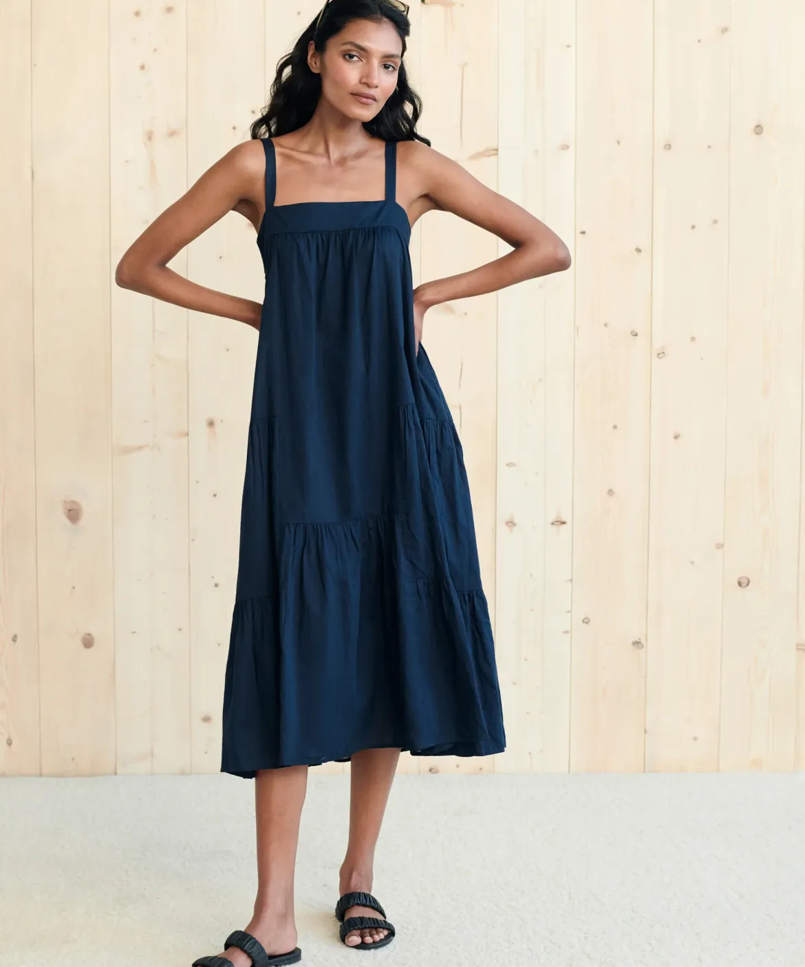 Jenni Kayne Summer Dress Navy Sale