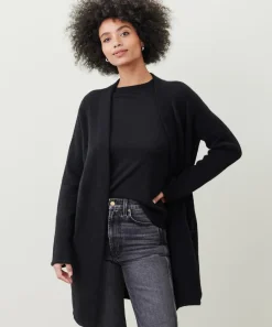 Jenni Kayne Sweater Coat Black New