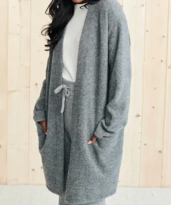 Jenni Kayne Sweater Coat Grey Clearance