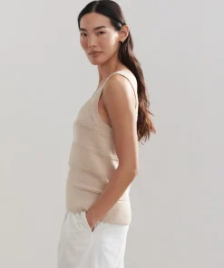 Jenni Kayne Sweater Tank Oatmeal New