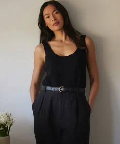 Jenni Kayne Sweater Tank Black Hot
