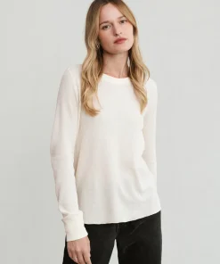 Jenni Kayne Thermal Long-Sleeve Ivory New