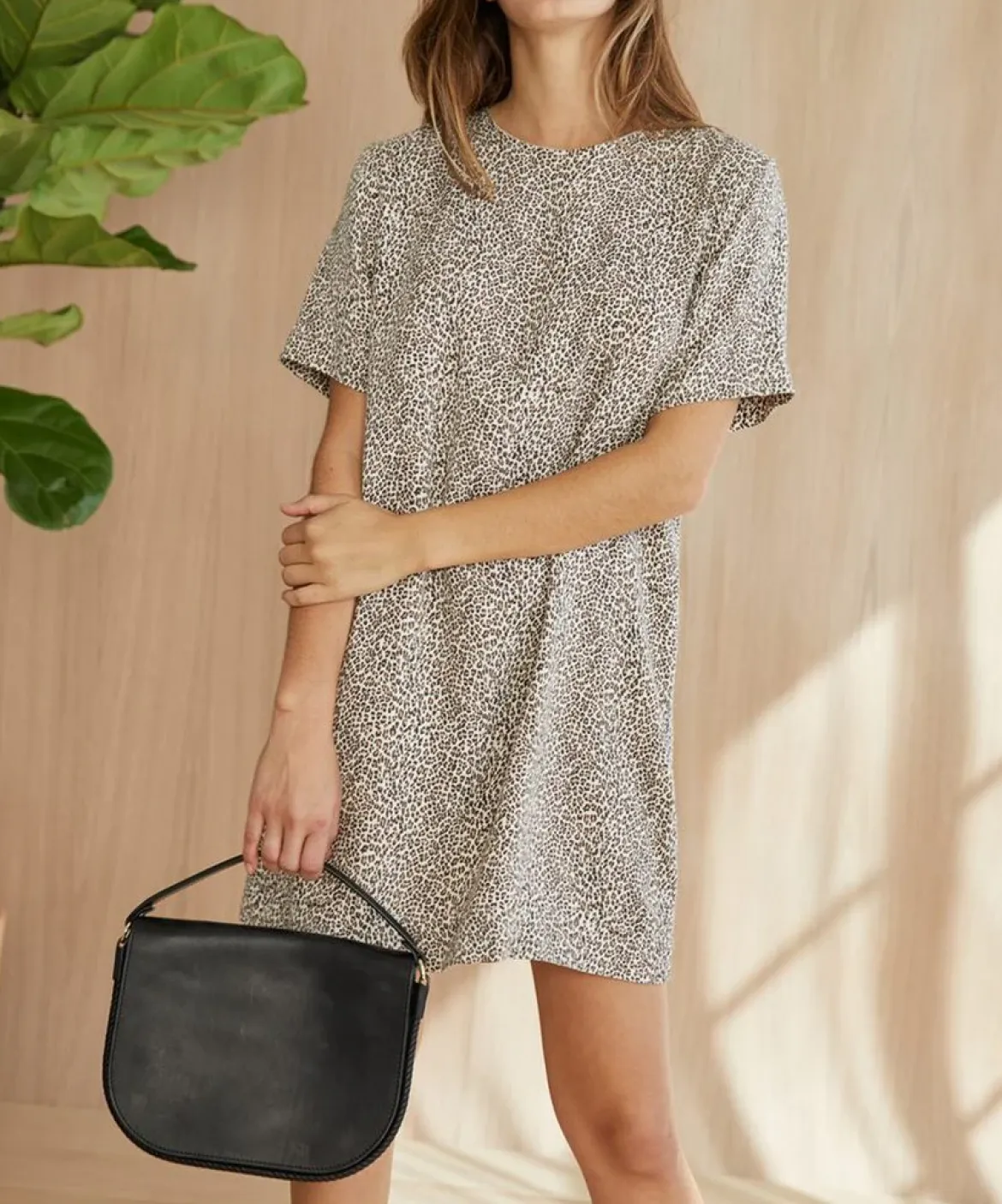 Jenni Kayne T-Shirt Dress Leopard Online