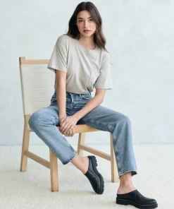 Jenni Kayne Vintage Pocket Tee Dove Clearance