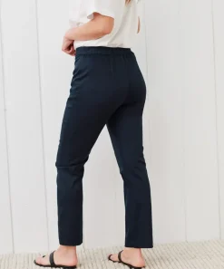 Jenni Kayne Weekender Slim Trouser Navy Clearance