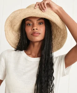 Jenni Kayne Wide Brim Raffia Hat Natural Fashion