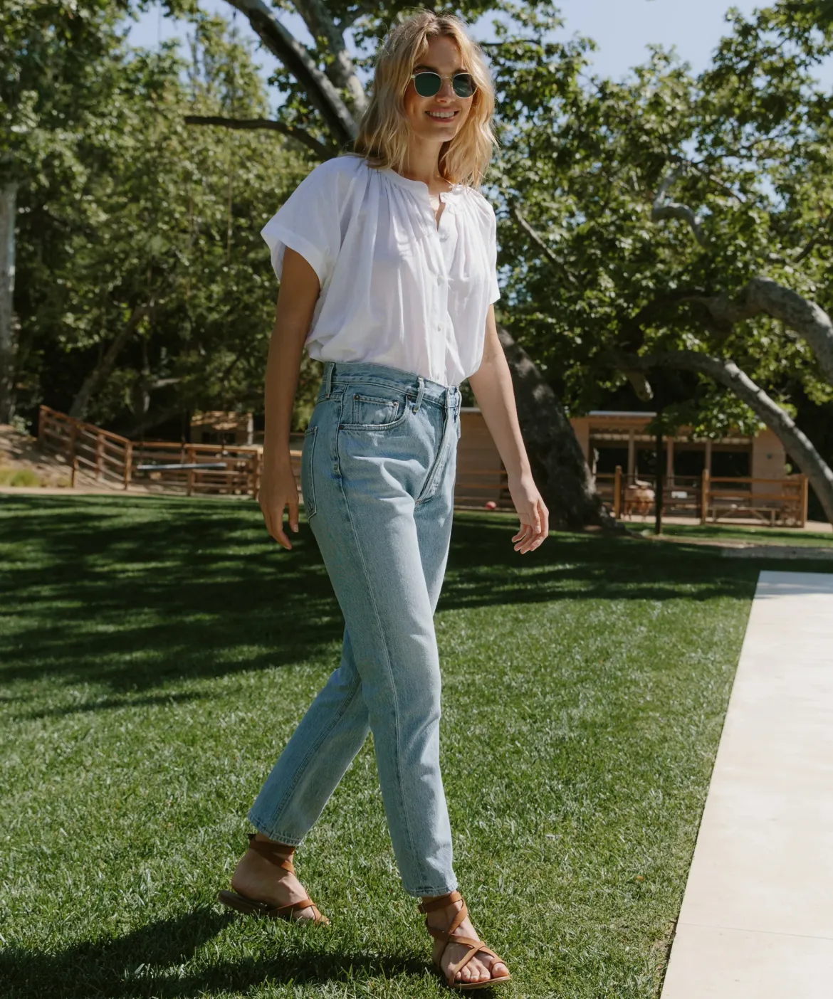 Jenni Kayne Willow Blouse Ivory Fashion