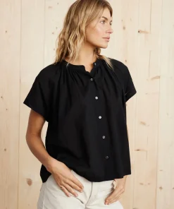 Jenni Kayne Willow Blouse Black Clearance