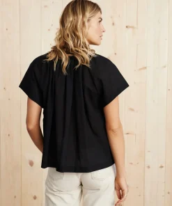 Jenni Kayne Willow Blouse Black Clearance