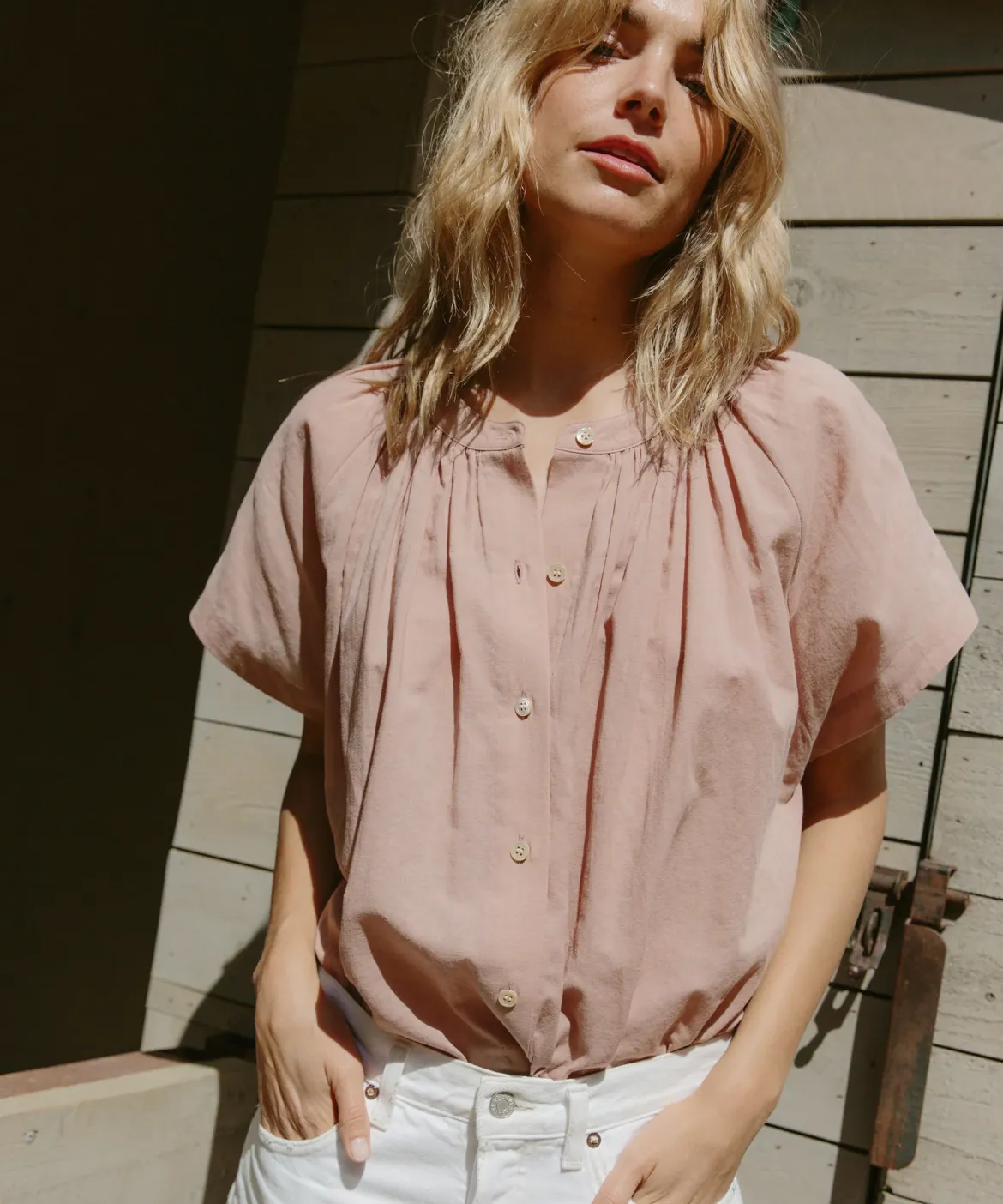 Jenni Kayne Willow Blouse Dusk Clearance