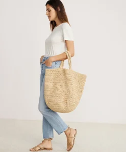 Jenni Kayne Woven Raffia Tote Natural Best